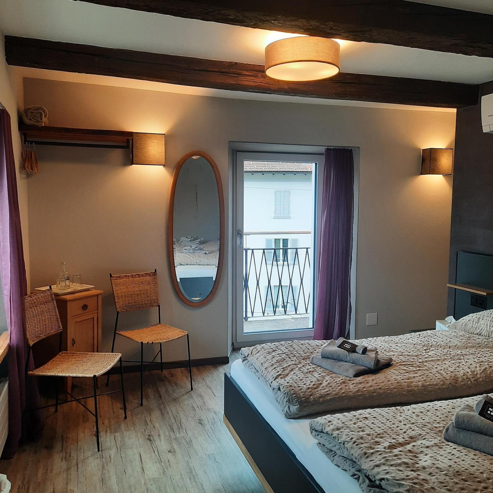 Bed and Breakfast Stalder Meat&Bed Muralto Exterior foto